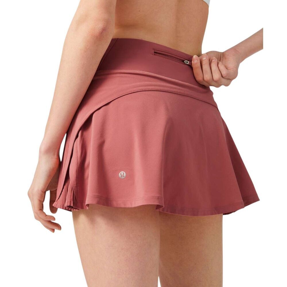 Lululemon Play Off The Pleats Mid-Rise Skirt  *Cherry Tint - Picture 3 of 8